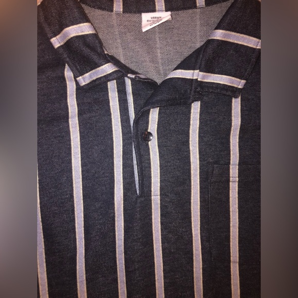 Men’s Urban Outfitters Striped Polo - Picture 3 of 5